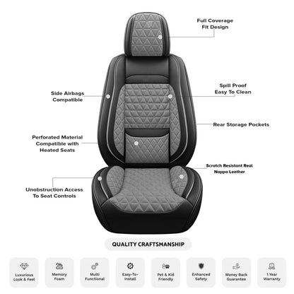 Supreme Gray Seat Cover