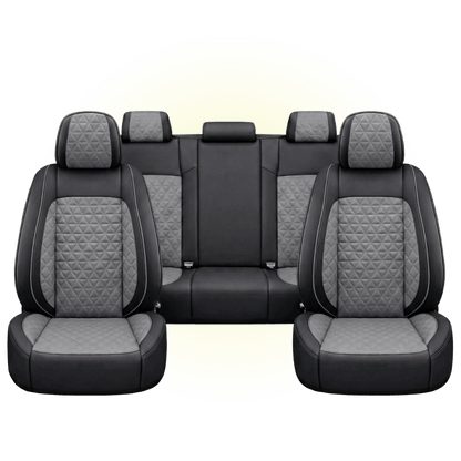 Black & Grey Custom Seat Cover