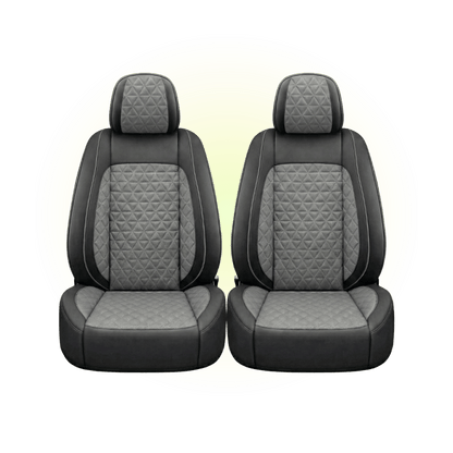 Black & Grey Custom Seat Cover