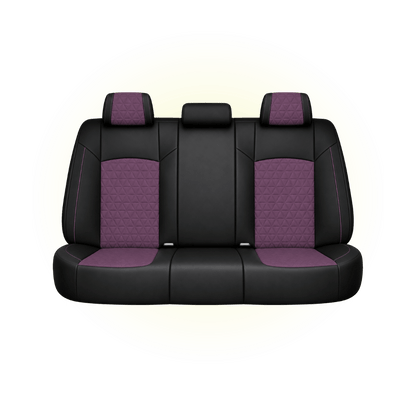 Black & Lavender Custom Seat Cover