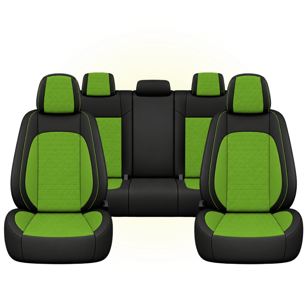 Black & Lime Green Custom Seat Cover