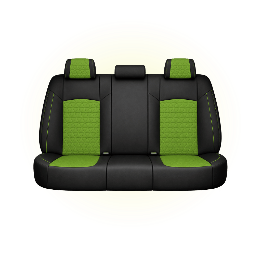 Black & Lime Green Custom Seat Cover