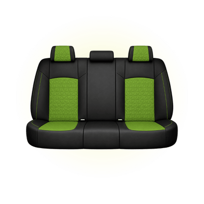 Black & Lime Green Custom Seat Cover