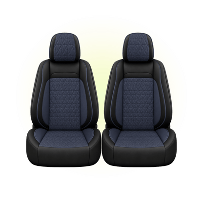 Black & Midnight Blue Custom Seat Cover