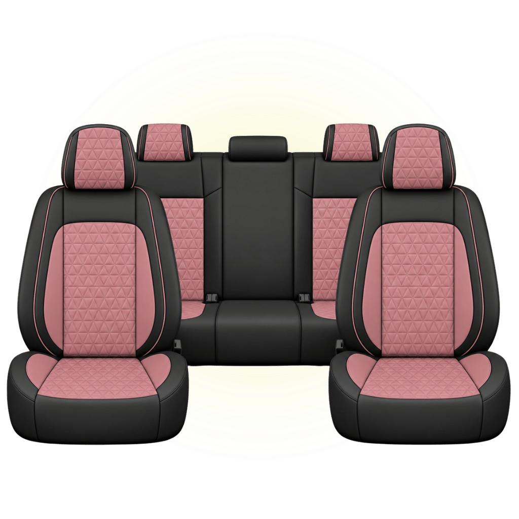 Black & Pink Custom Seat Cover