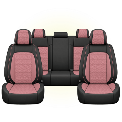 Black & Pink Custom Seat Cover