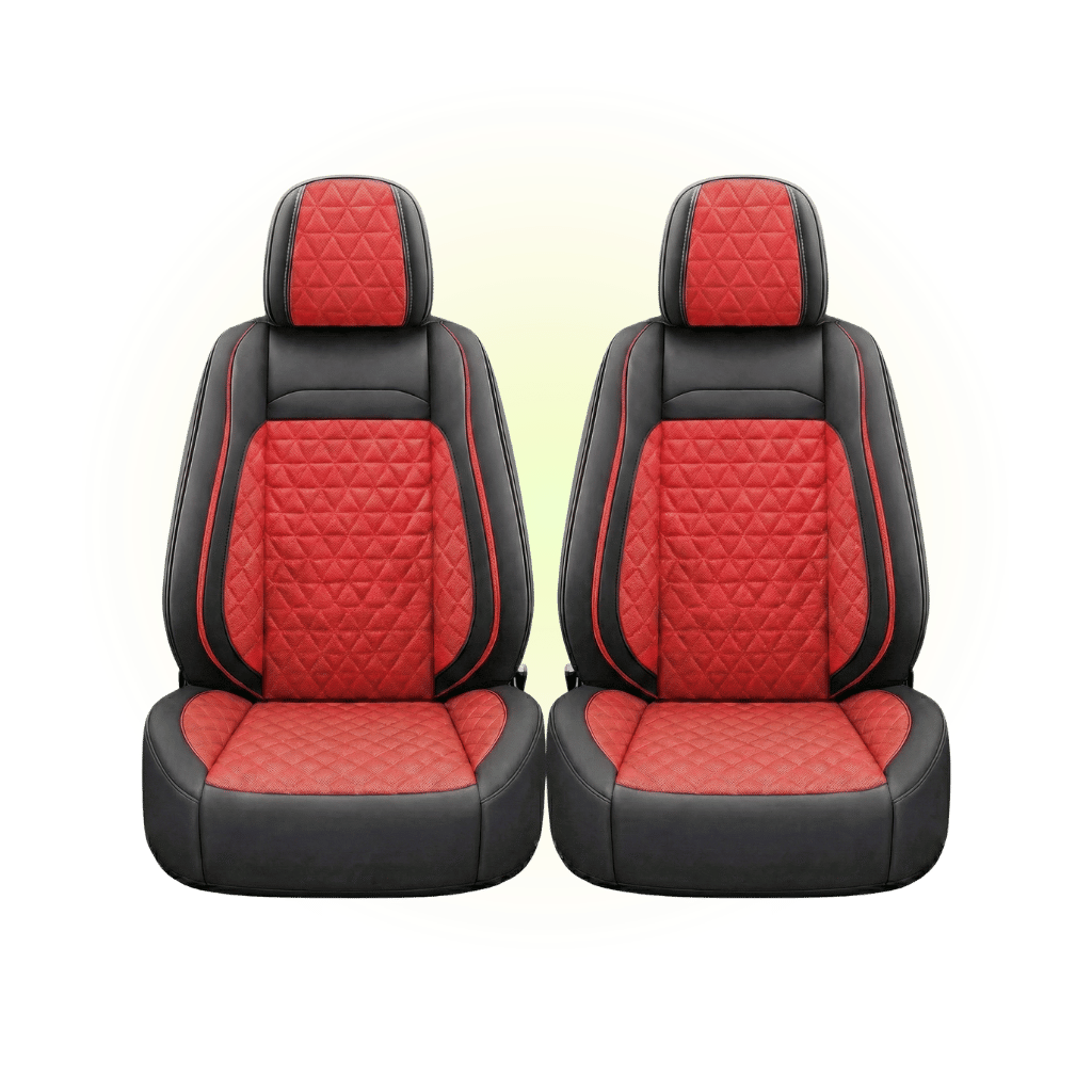 Black & Red Custom Seat Cover