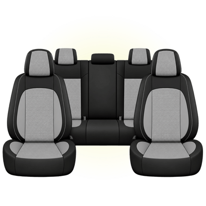 Black & Sage Grey Custom Seat Cover