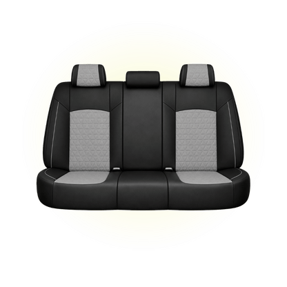 Black & Sage Grey Custom Seat Cover