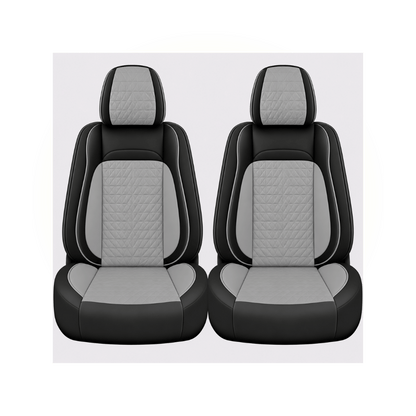 Black & Sage Grey Custom Seat Cover