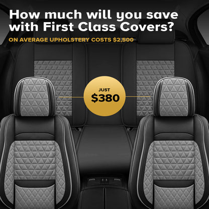 Supreme Gray Seat Cover – First Class Covers - Main Image