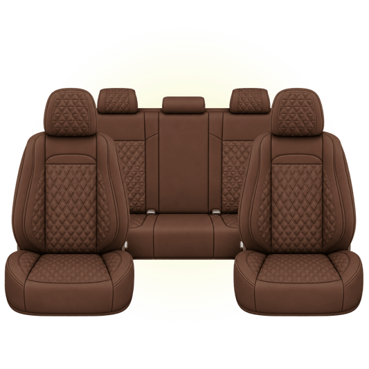 Dark Saddle Brown Custom Seat Cover