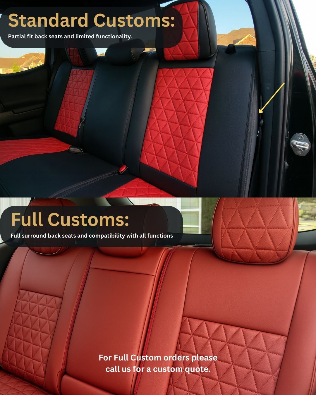 Design Your Standard Custom Fit Below