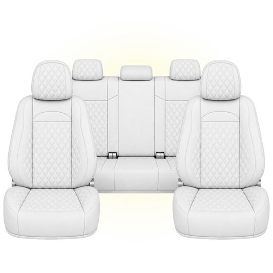 White Custom Seat Cover