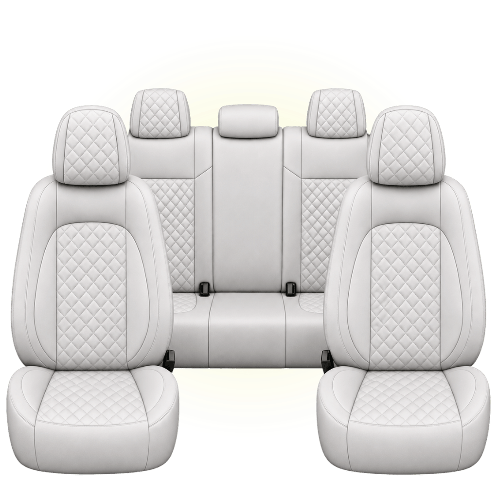 White Custom Seat Cover