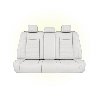 White Custom Seat Cover