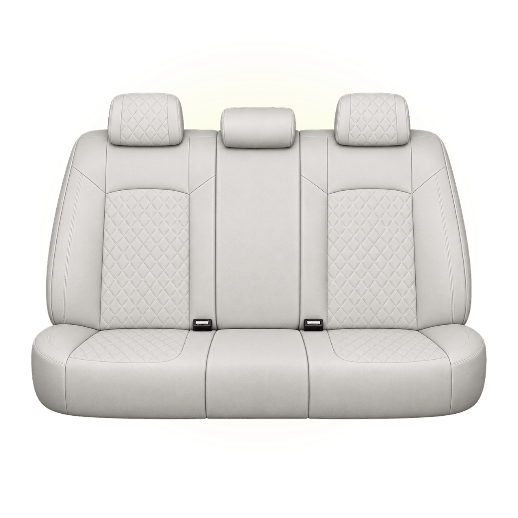 White Custom Seat Cover