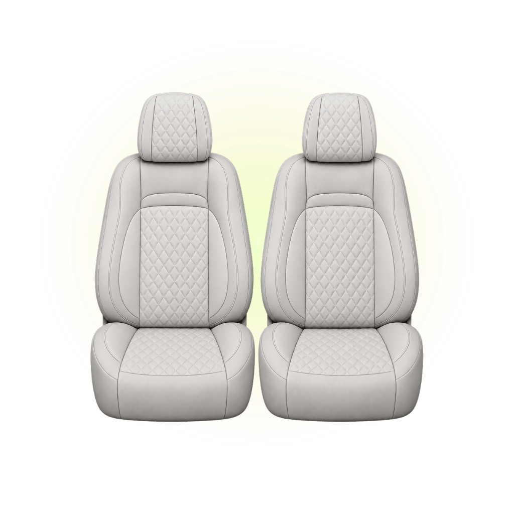 White Custom Seat Cover