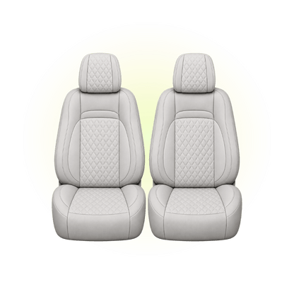 White Custom Seat Cover