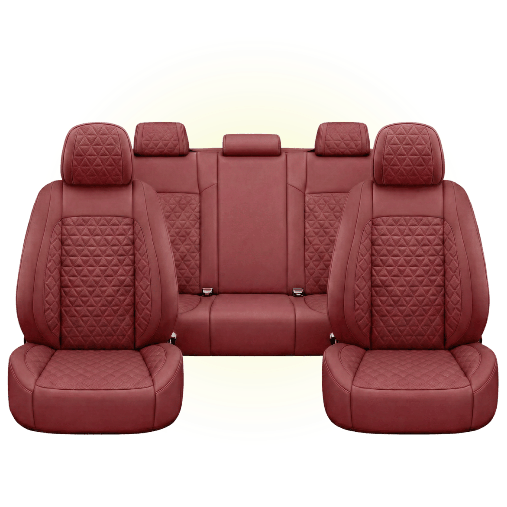 Wine Red Custom Seat Cover