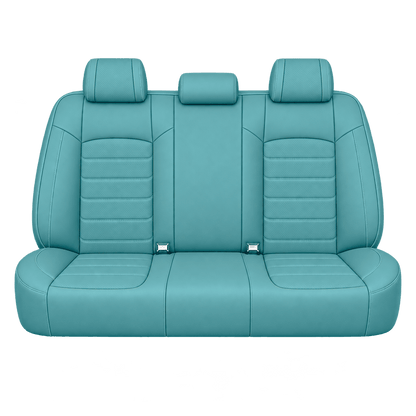 Aqua Blue Basic custom seat covers, backs