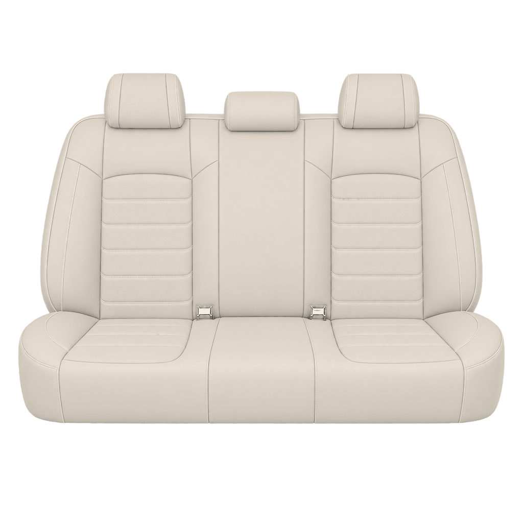 Beige Basic custom seat covers, backs
