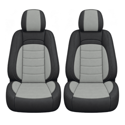 Black & Sage Grey Basic custom seat covers, fronts