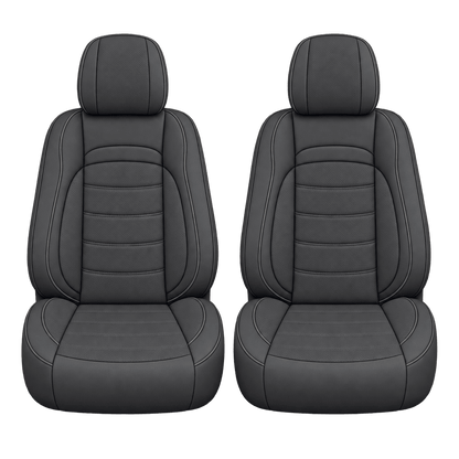 Charcoal Grey Basic custom seat covers, fronts