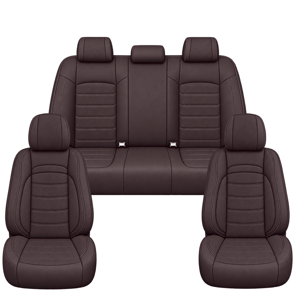 Dark Mocha Basic custom seat covers, full set