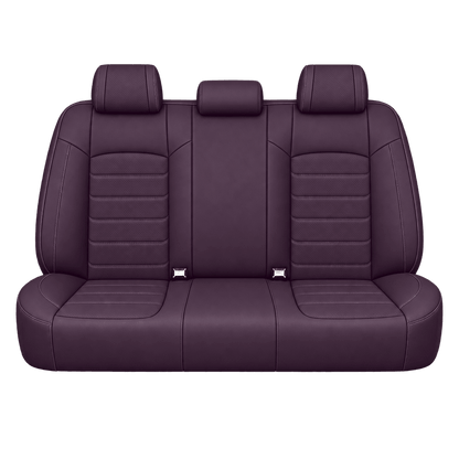 Dark Purple Basic custom seat covers, backs