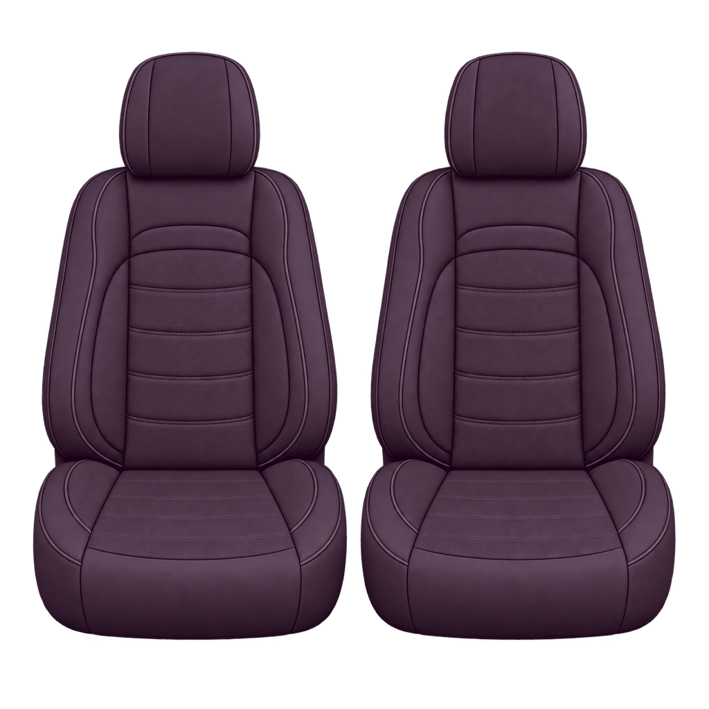 Dark Purple Basic custom seat covers, fronts