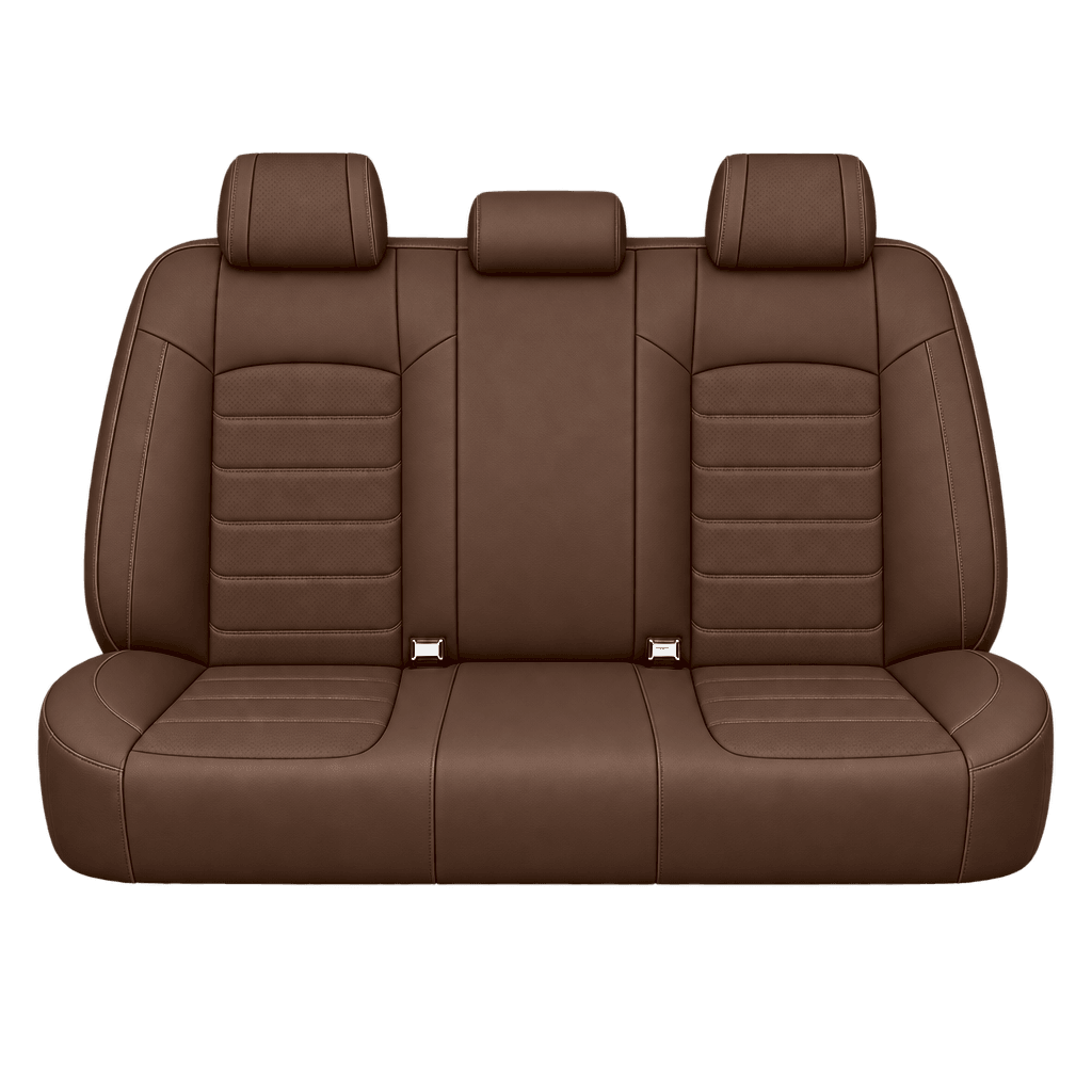 Dark Saddle Brown Basic custom seat covers, backs