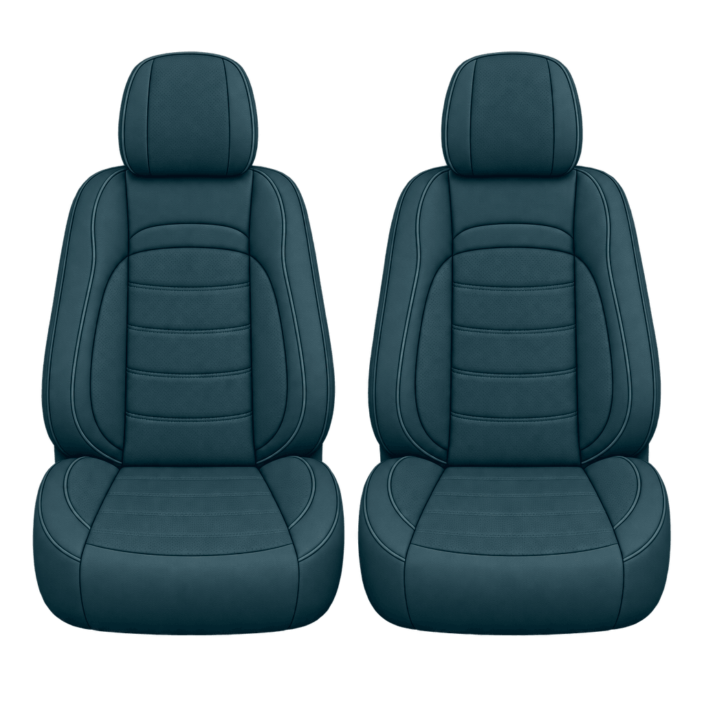 Deep Teal Basic custom seat covers, fronts
