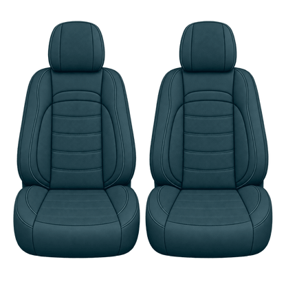 Deep Teal Basic custom seat covers, fronts