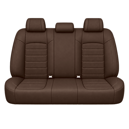 Espresso Brown Basic custom seat covers, backs