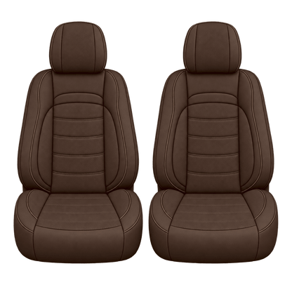 Espresso Brown Basic custom seat covers, fronts