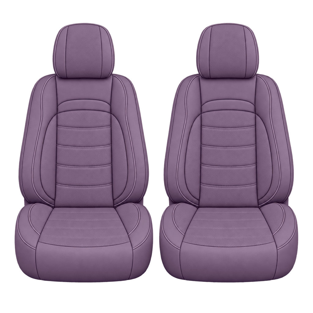Lavender Basic custom seat covers, fronts