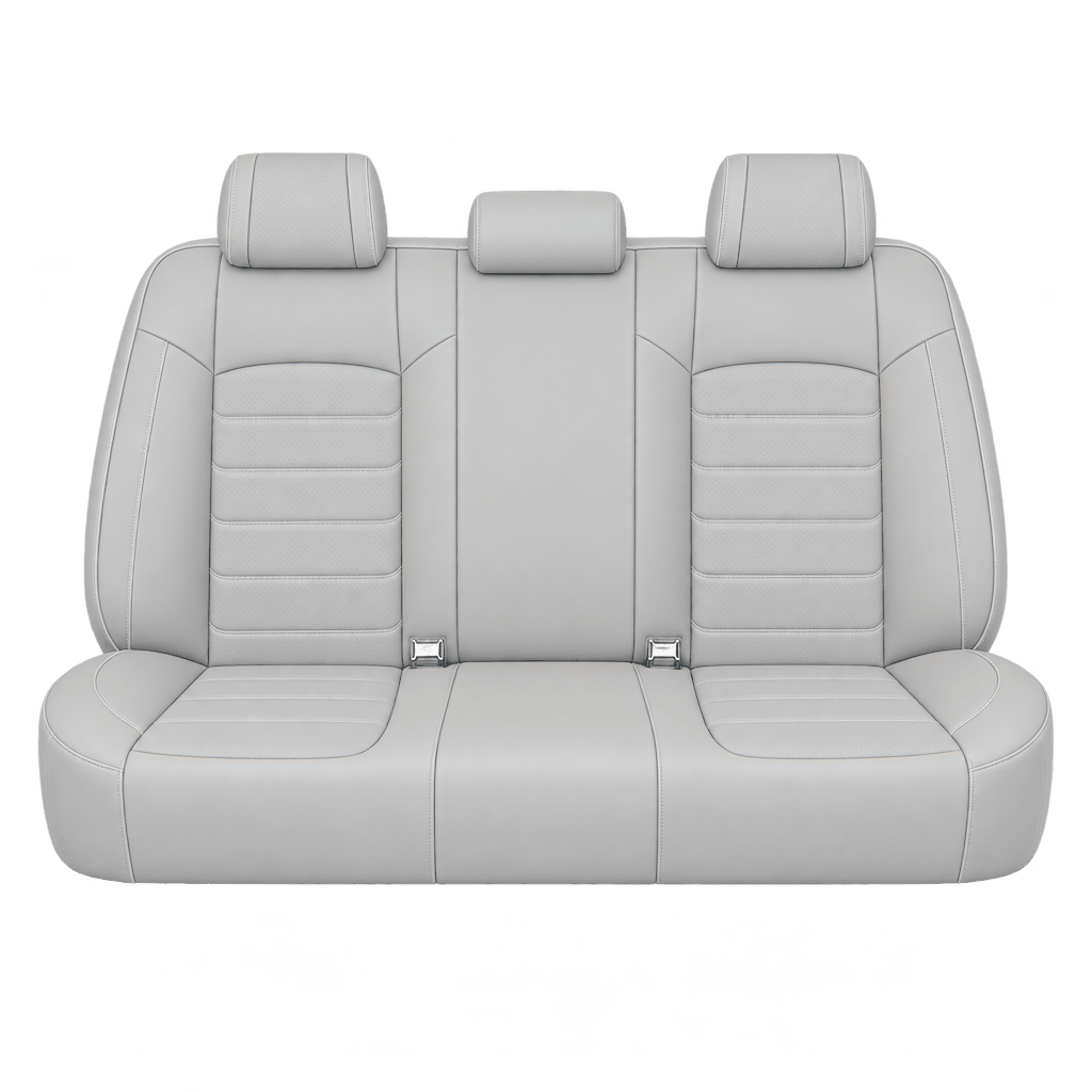 Light Grey Basic custom seat covers, backs