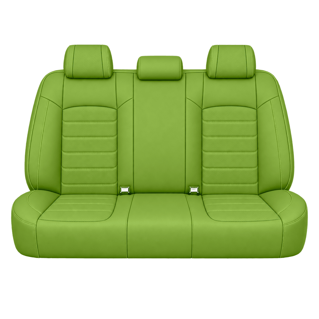 Lime Green Basic custom seat covers, backs
