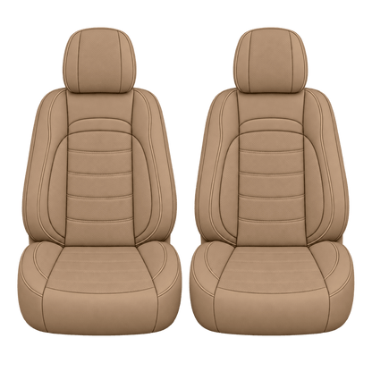 Peanut Butter Basic custom seat covers, fronts