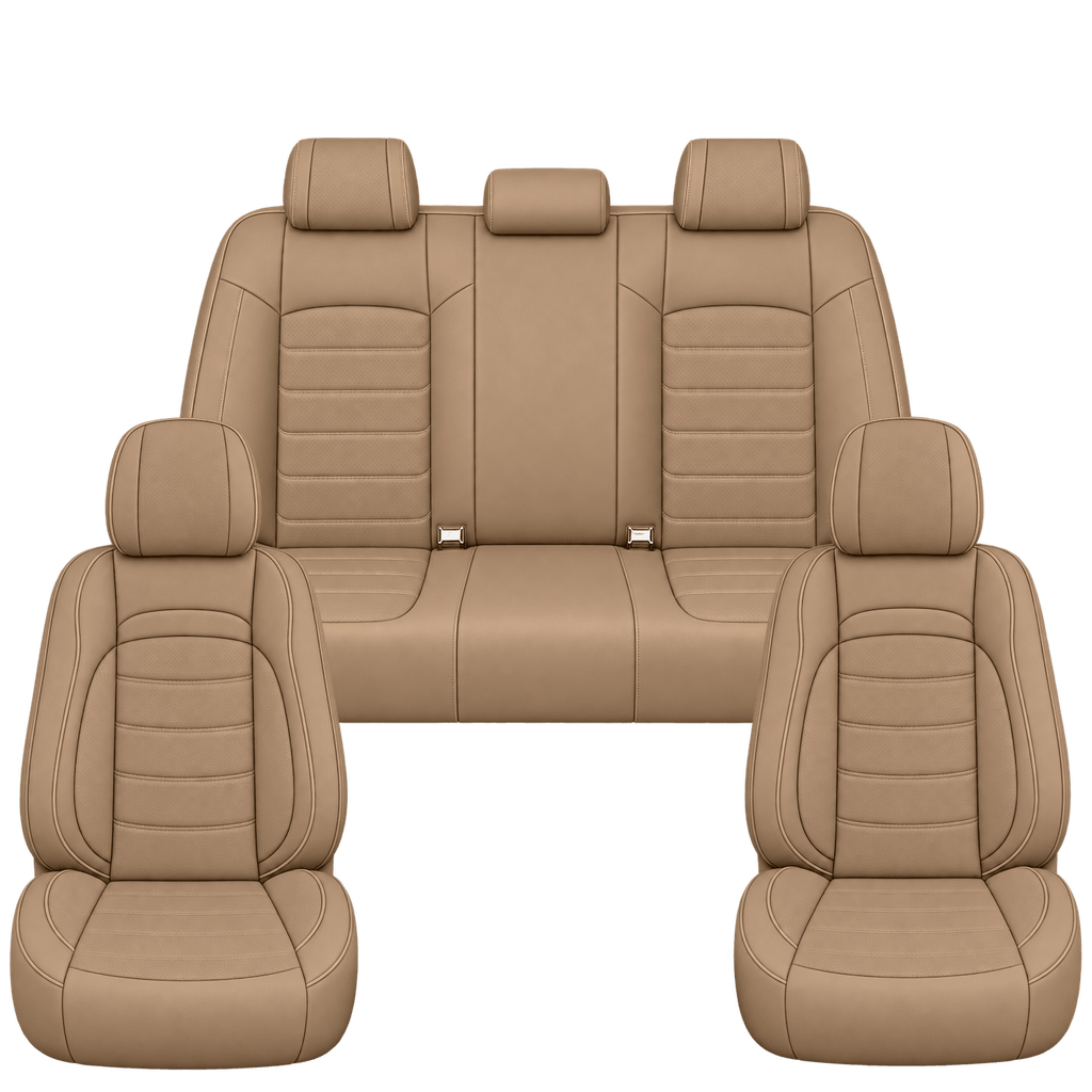 Peanut Butter Basic custom seat covers, full set