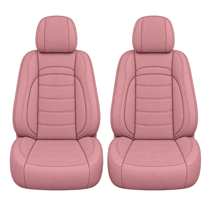 Pink Basic custom seat covers, fronts