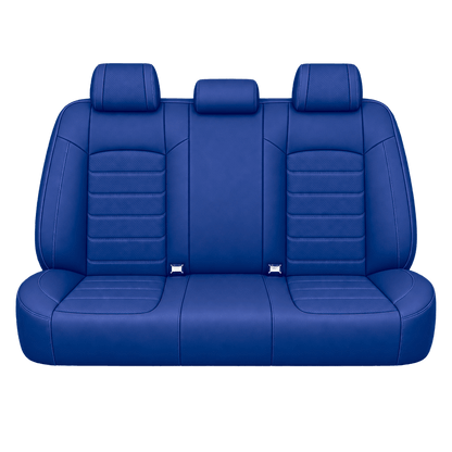 Royal Blue Basic custom seat covers, backs