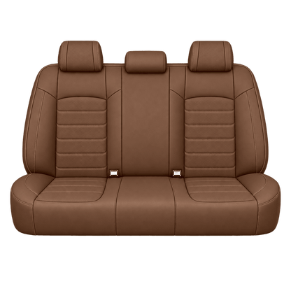Saddle Brown Basic custom seat covers, backs