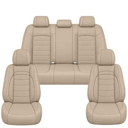 Sand Basic custom seat covers, full set