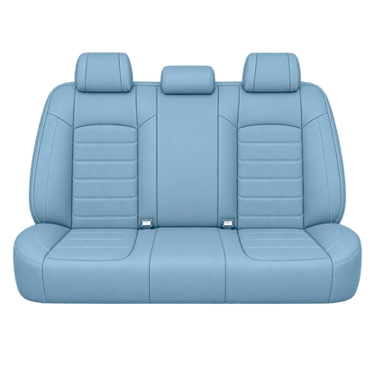 Sky Blue Basic custom seat covers, backs