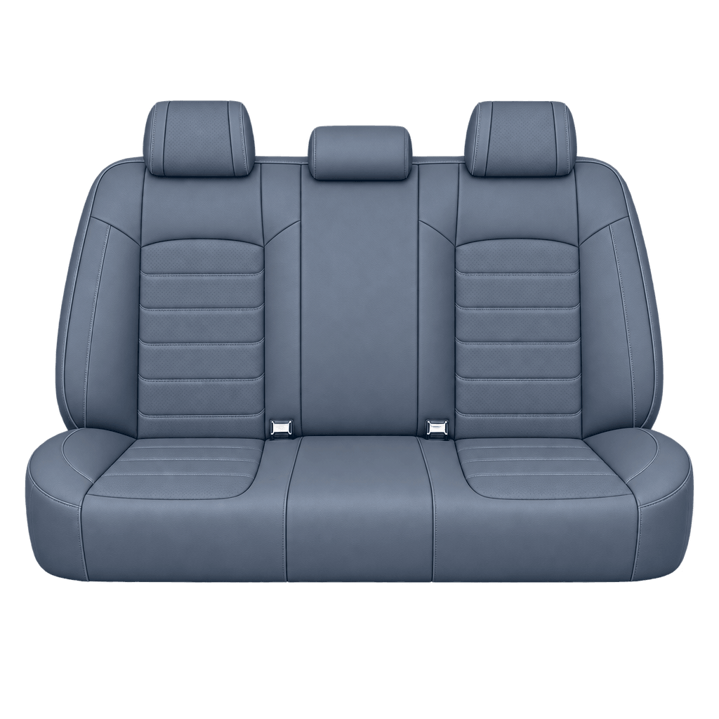 Steel Blue Basic custom seat covers, backs