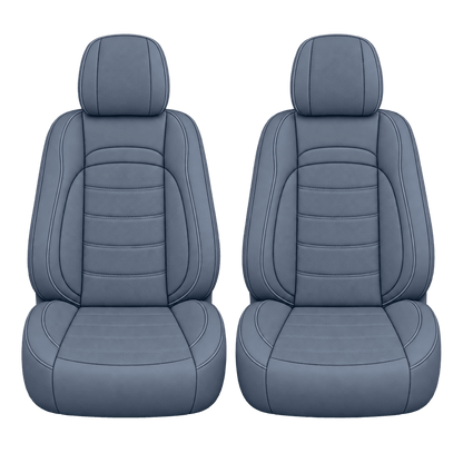 Steel Blue Basic custom seat covers, fronts