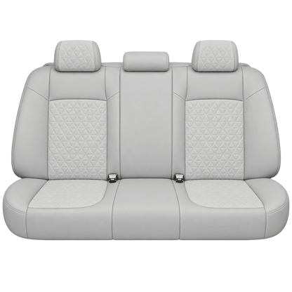 Light Grey Diamond custom seat covers, backs