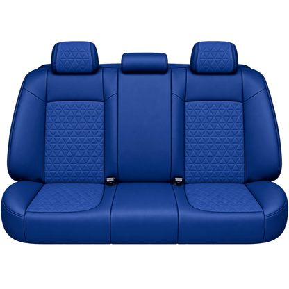 Royal Blue Diamond custom seat covers, backs